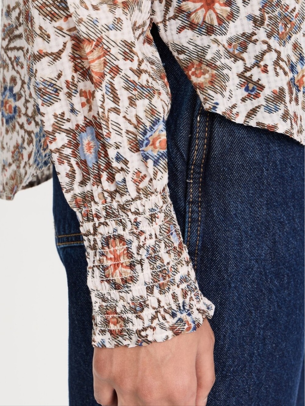 Veronica Beard Alexandria Floral Print Blouse 12 - Picture 3 of 5